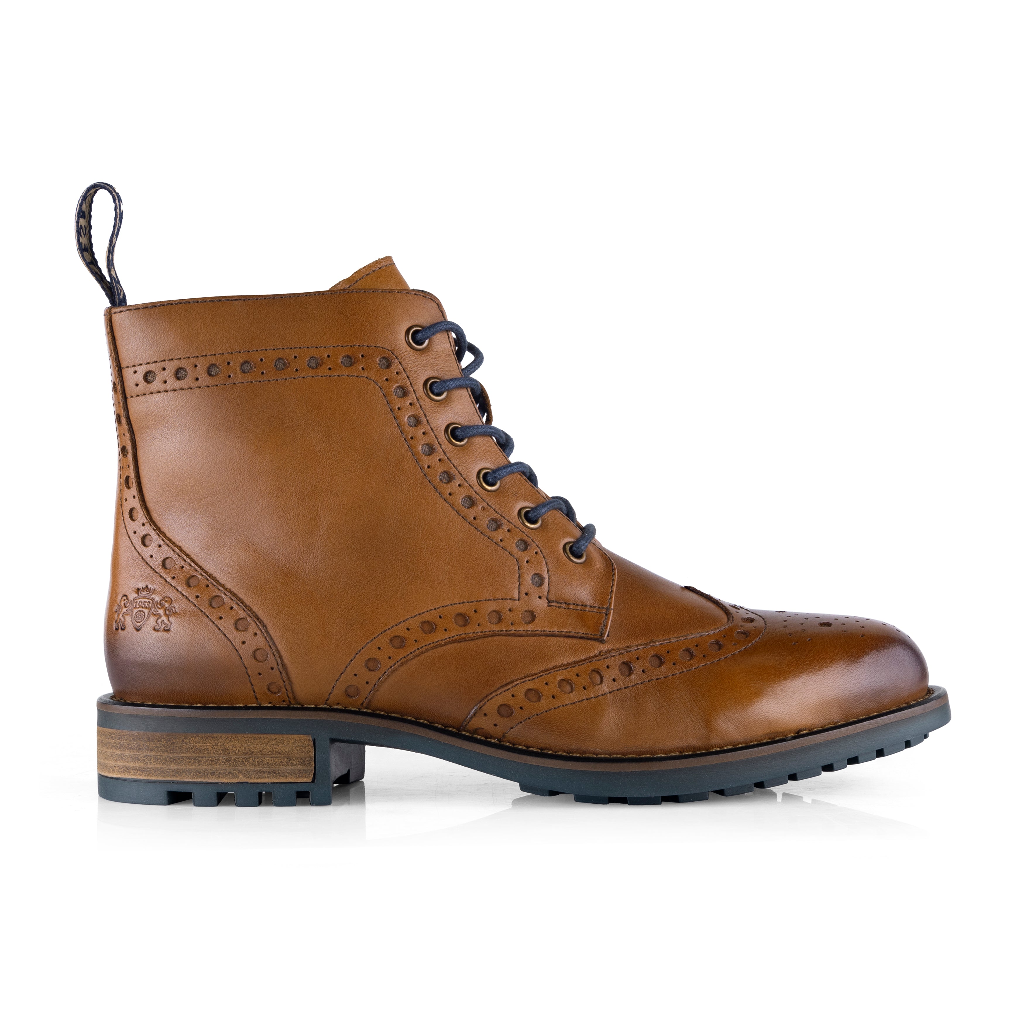 Ensign Men's Tan Country Lace-Up Boots – Durable and Comfortable