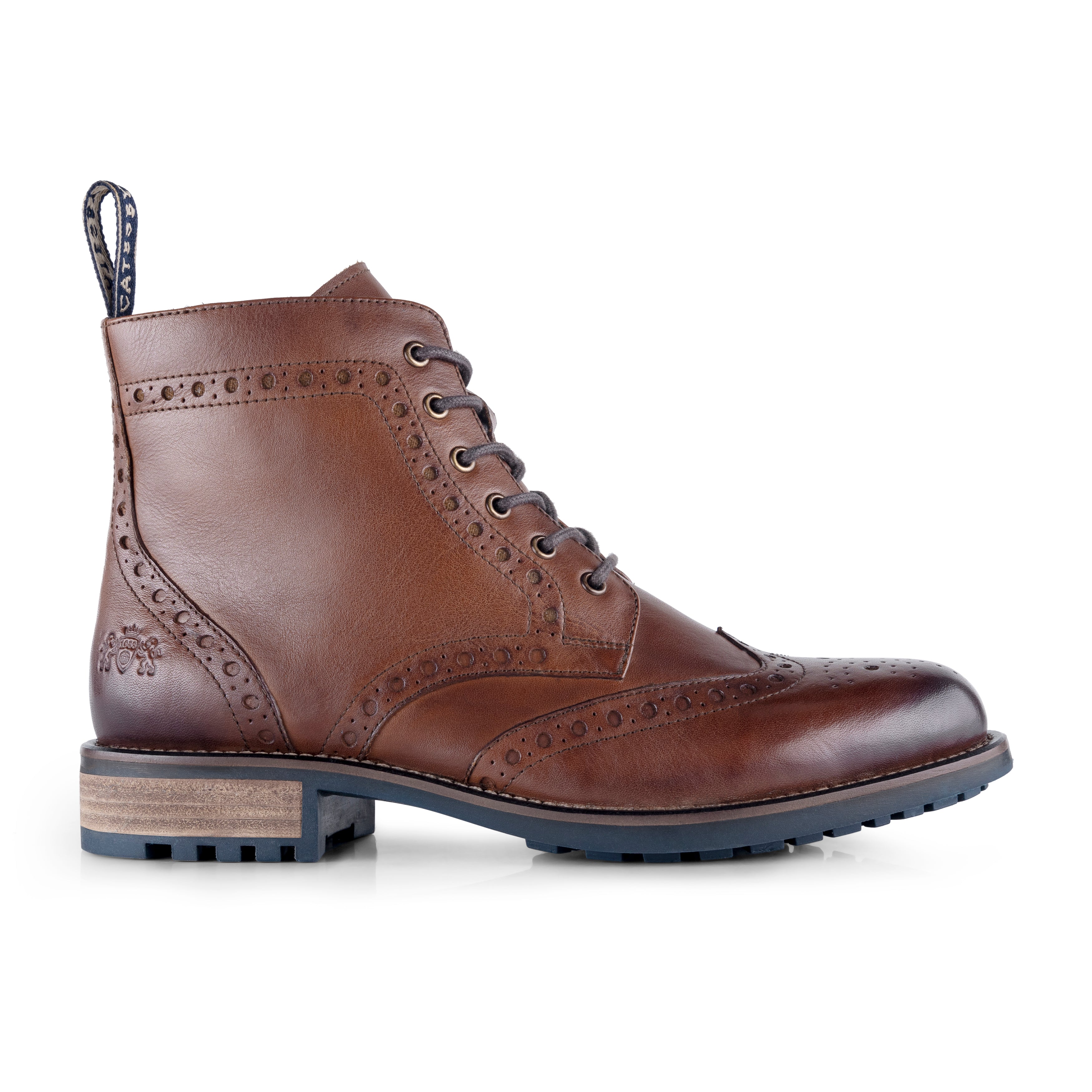 Ensign Men's Brown Country Lace-Up Boots – Stylish and Tough
