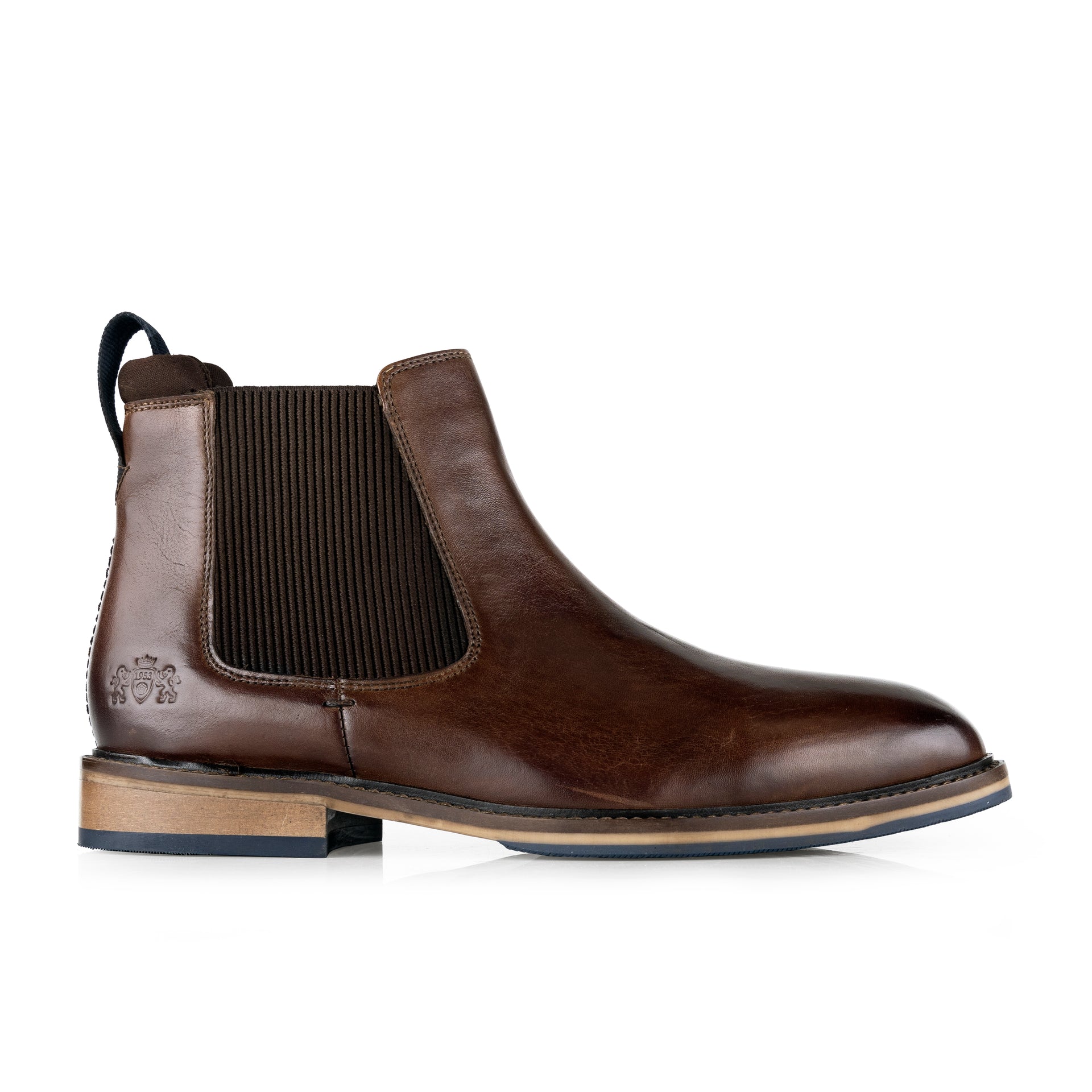 Stivaletti Chelsea DR. MARTENS linea 2976 Leonore in Pelle Marrone e I Stivaletti Chelsea DR. MARTENS linea 2976 Leonore in Pelle Marrone e I