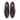 Top view of the Belgrave oxblood leather brogue shoes showing the pair's shape, lace-up design and polished finish.