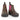 Front view of Katherine Women's Leather Chelsea Dealer Boots featuring a classic pull-on Chelsea boot design