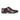Side view of Meriden men's oxblood leather brogue shoes featuring a polished finish, textured panels and classic wingtip detailing.