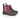 Pair of Katie Kids Dealer Chelsea Boots in Waxy Brown Fuchsia for boys and girls with durable leather construction