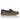 Side profile of Anchor men's premium leather boat shoes in Clay Brown/Navy.