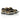 Front view of Mandy women’s olive leather summer sandals